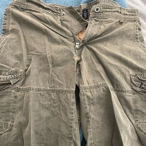 Kuhl Olive and Tan Cargo Shorts